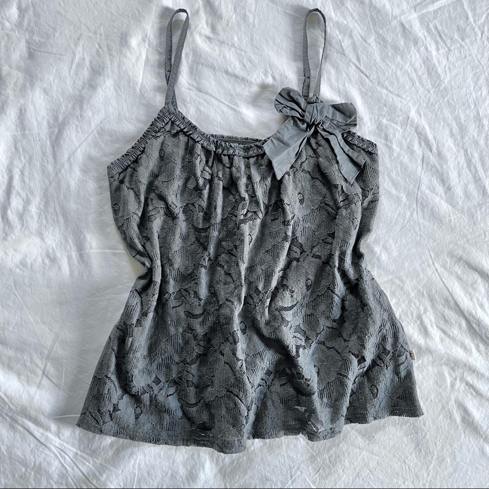 Grey lace camisole from early 2000s hollister